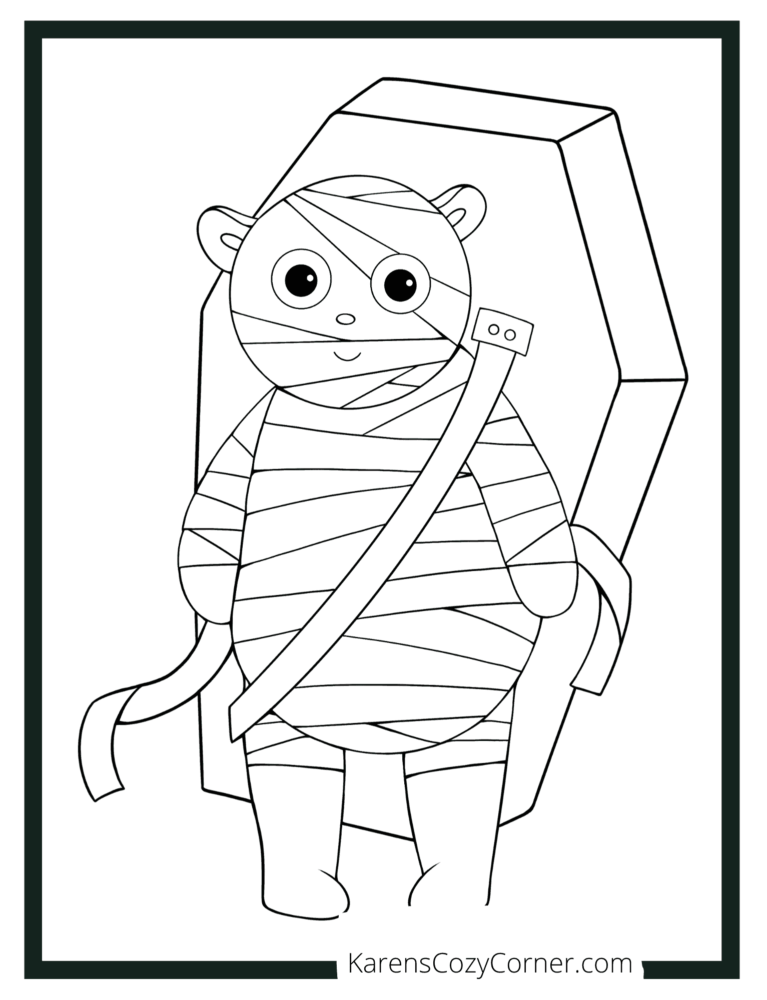 36 Free Fun Halloween Coloring Pages - Karen’s Cozy Corner